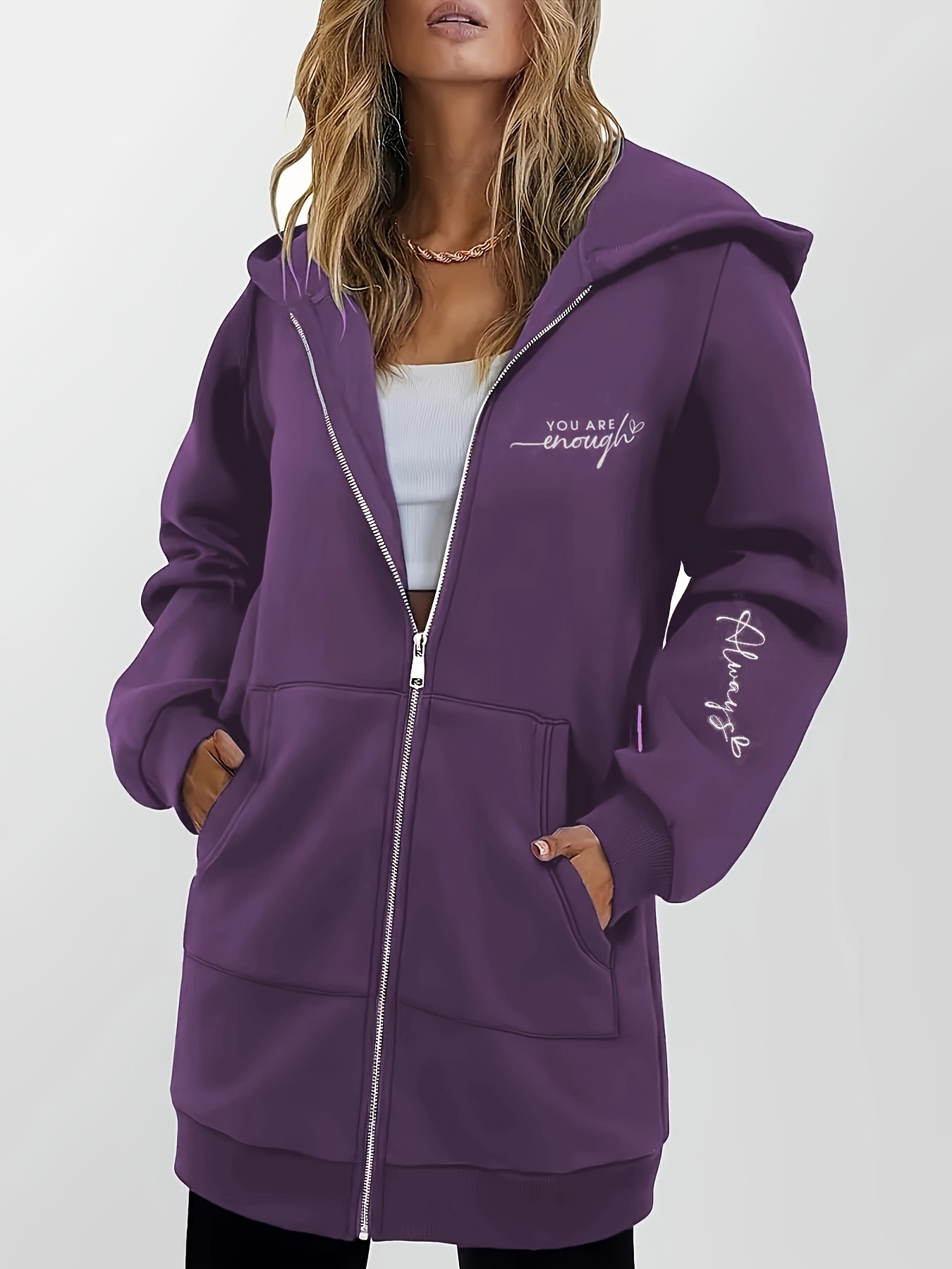 Bluzy z kapturem damskie – lekka bluza rozpinana na zamek