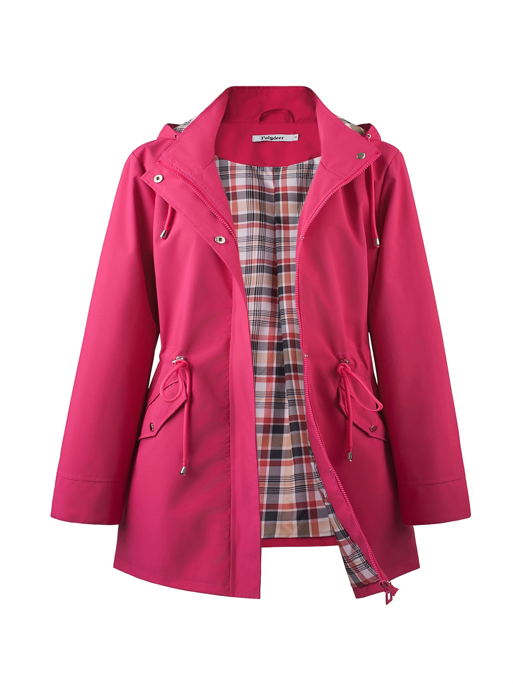 Kurtka damska plus size z zamkiem błyskawicznym