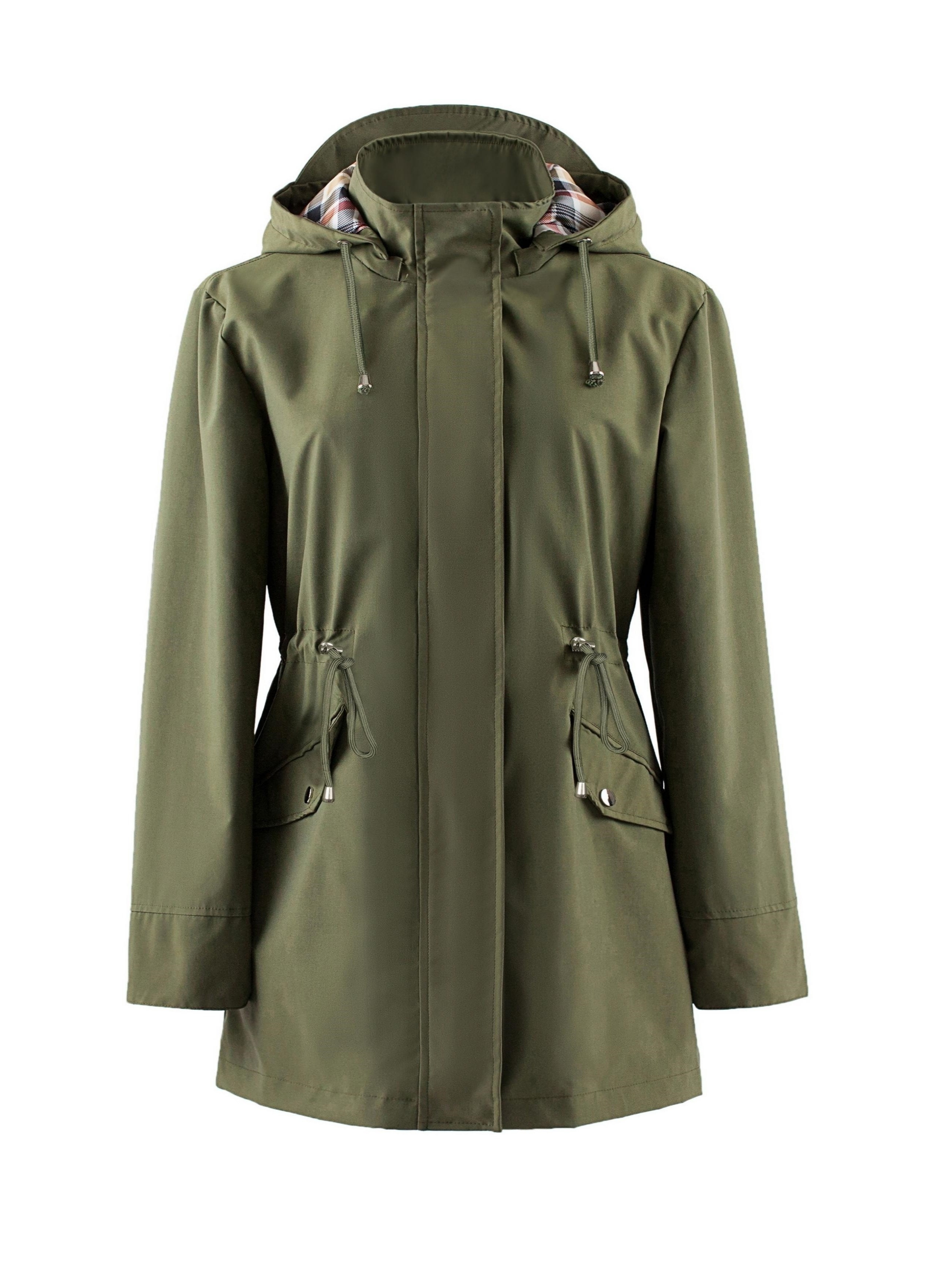 Kurtka damska plus size z zamkiem błyskawicznym