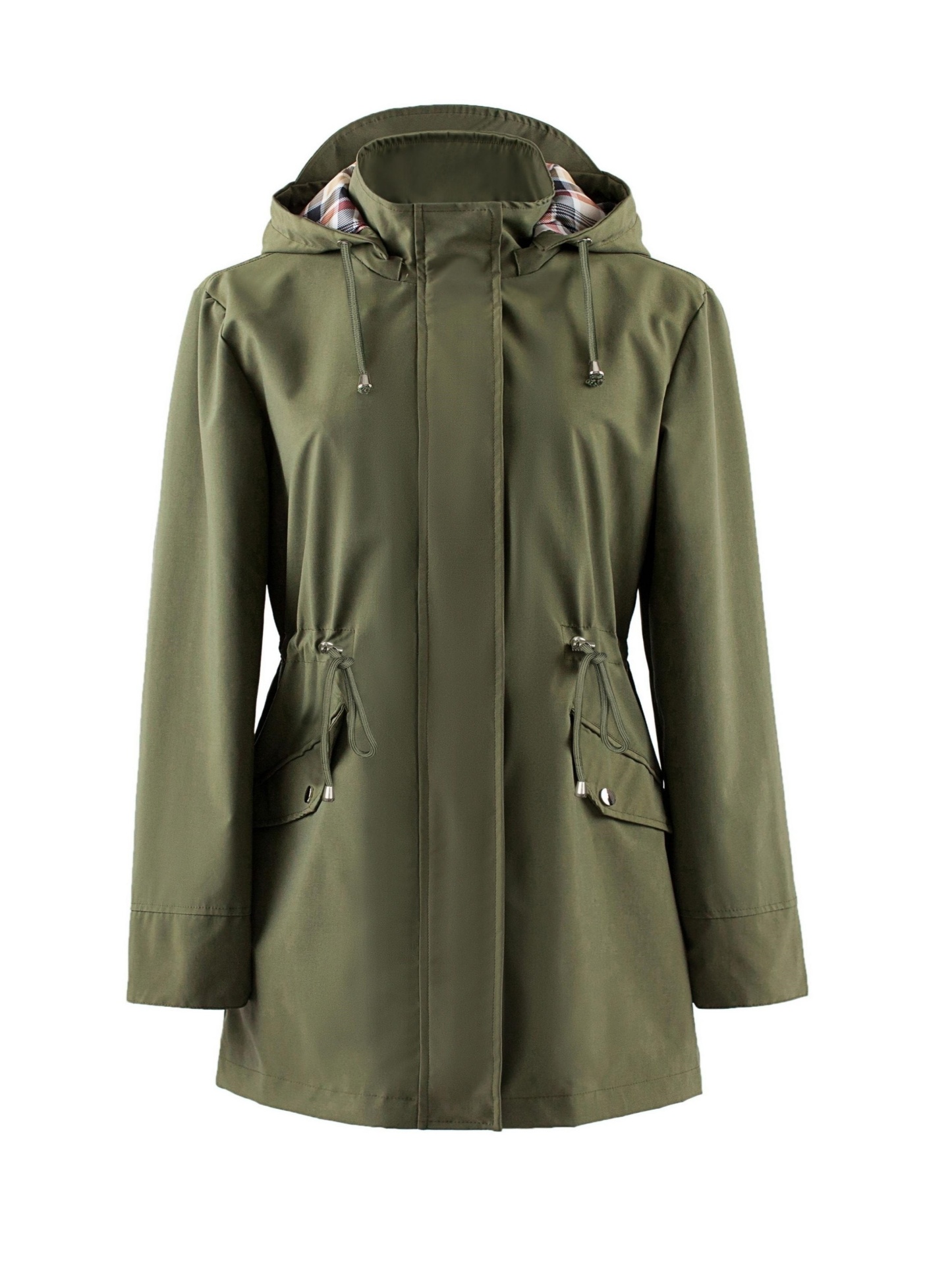 Kurtka damska plus size z zamkiem błyskawicznym