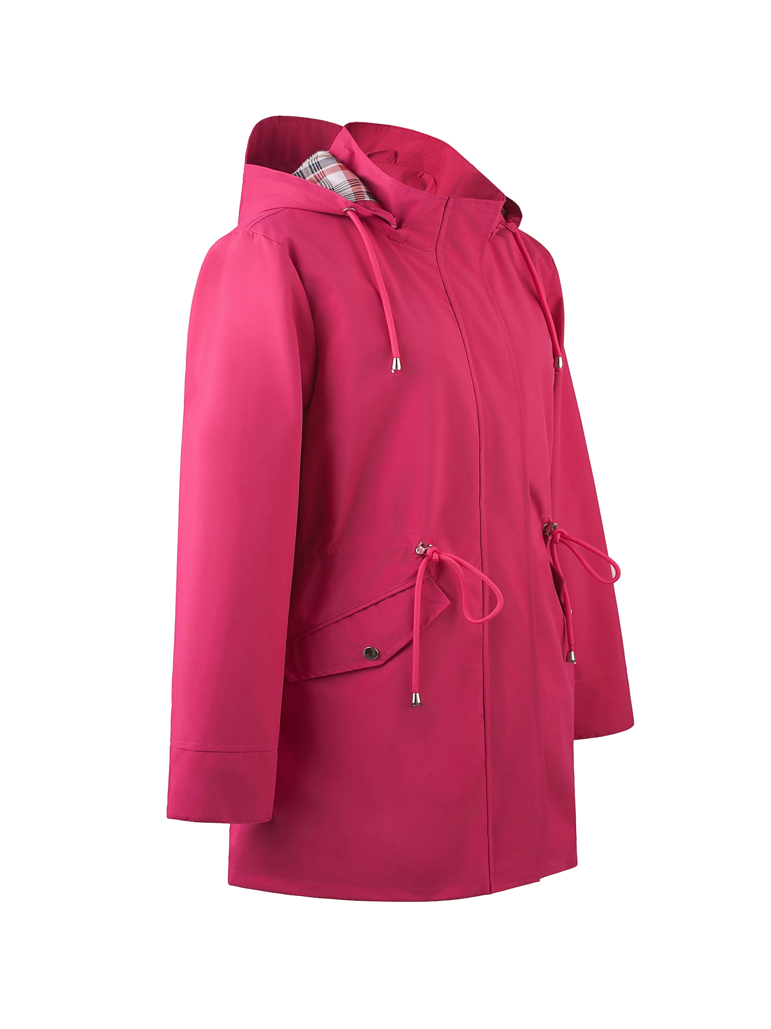 Kurtka damska plus size z zamkiem błyskawicznym