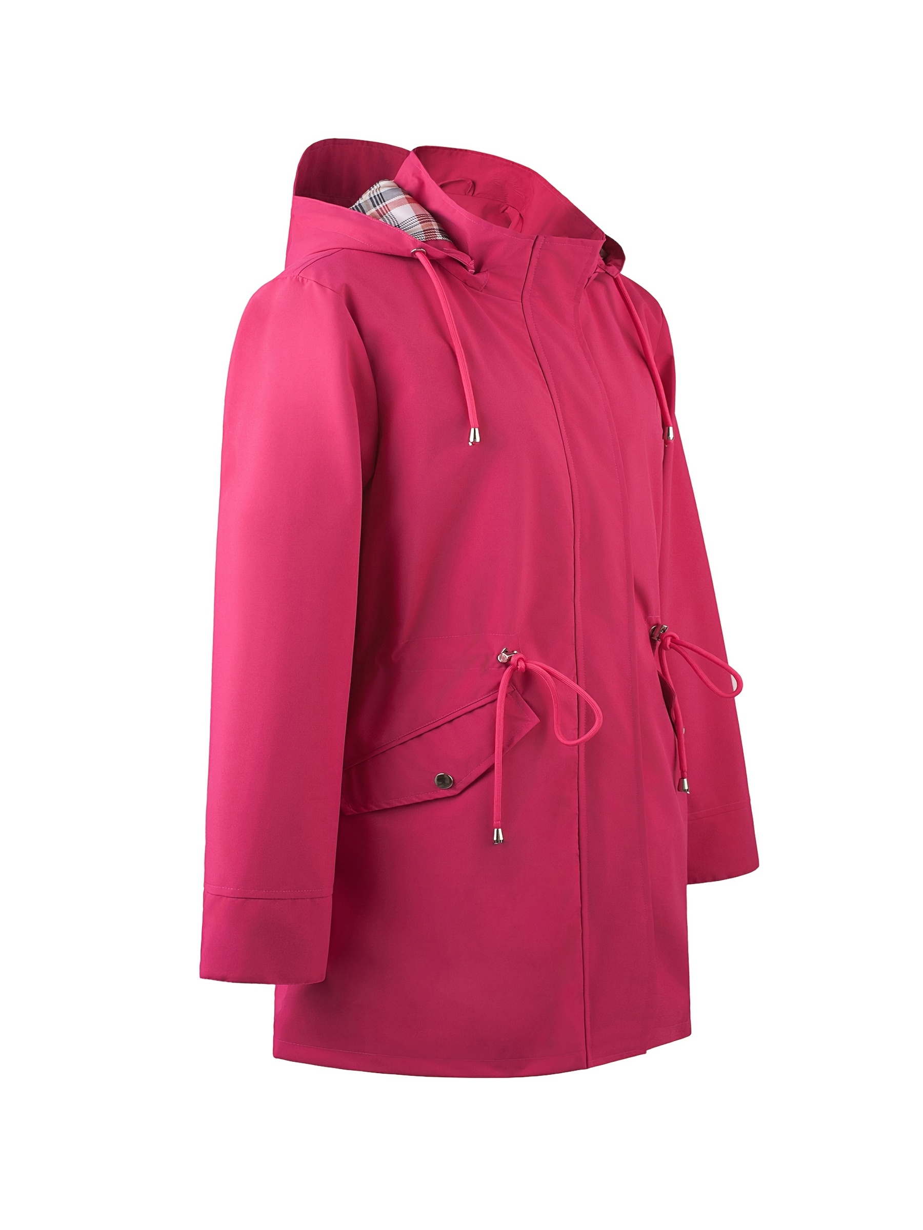 Kurtka damska plus size z zamkiem błyskawicznym