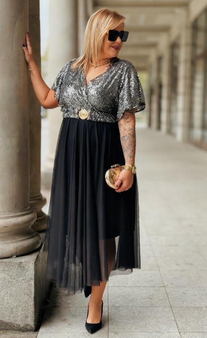 SIMONA - błysk, szyk i kobiecość w wydaniu premium kolor bordowy