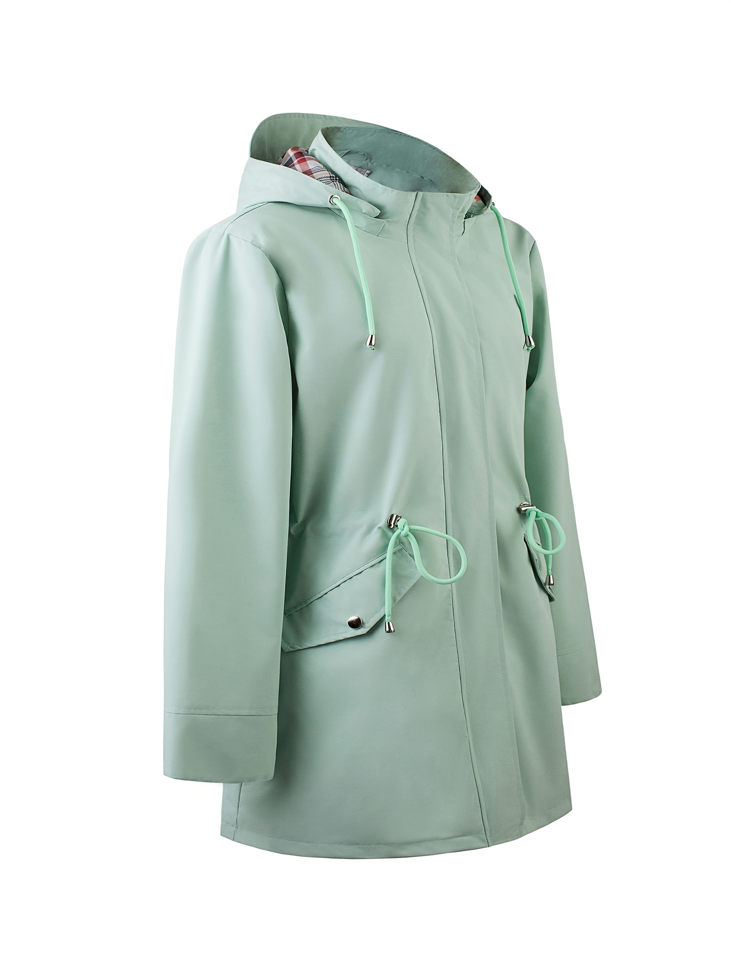 Kurtka damska plus size z zamkiem błyskawicznym