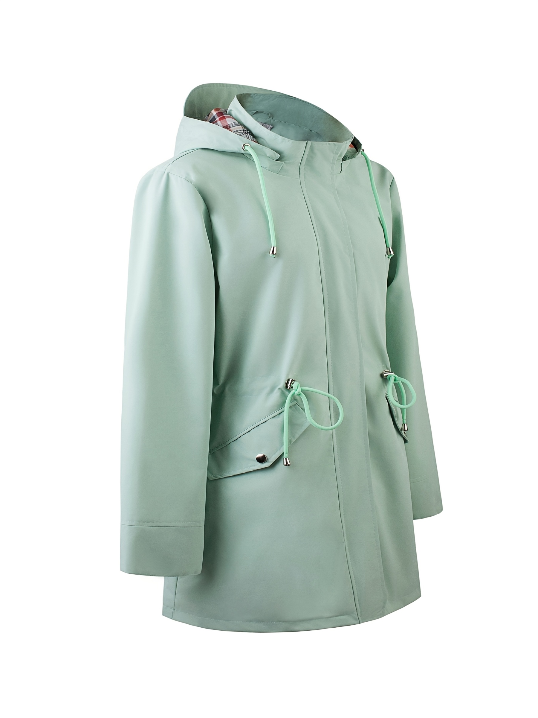 Kurtka damska plus size z zamkiem błyskawicznym