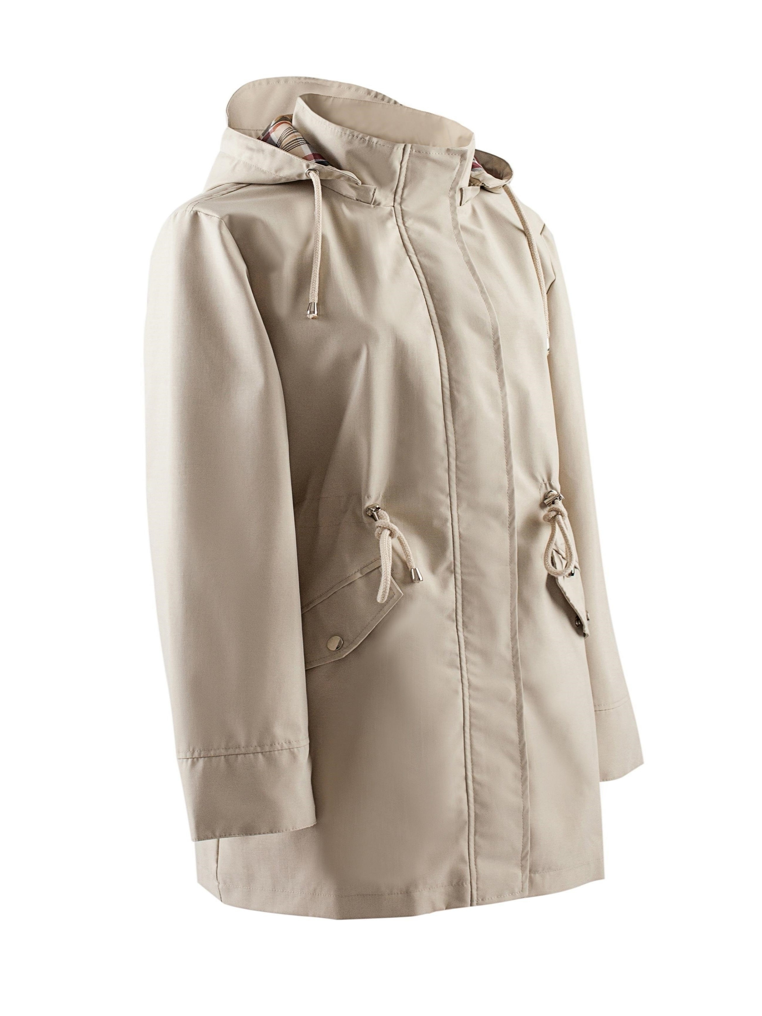 Kurtka damska plus size z zamkiem błyskawicznym