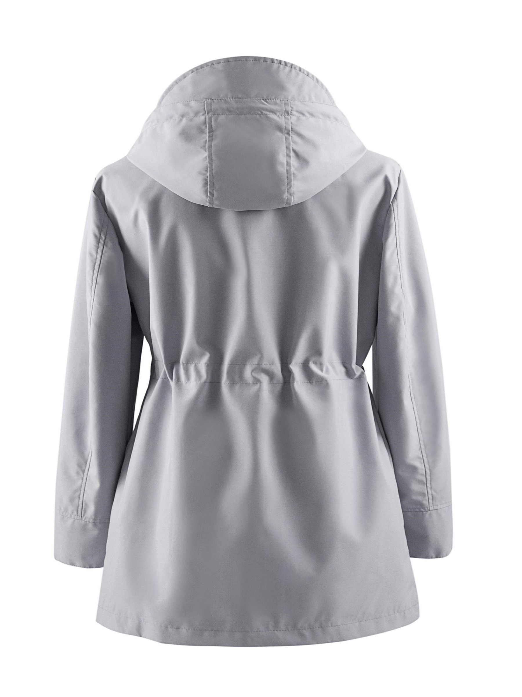 Kurtka damska plus size z zamkiem błyskawicznym