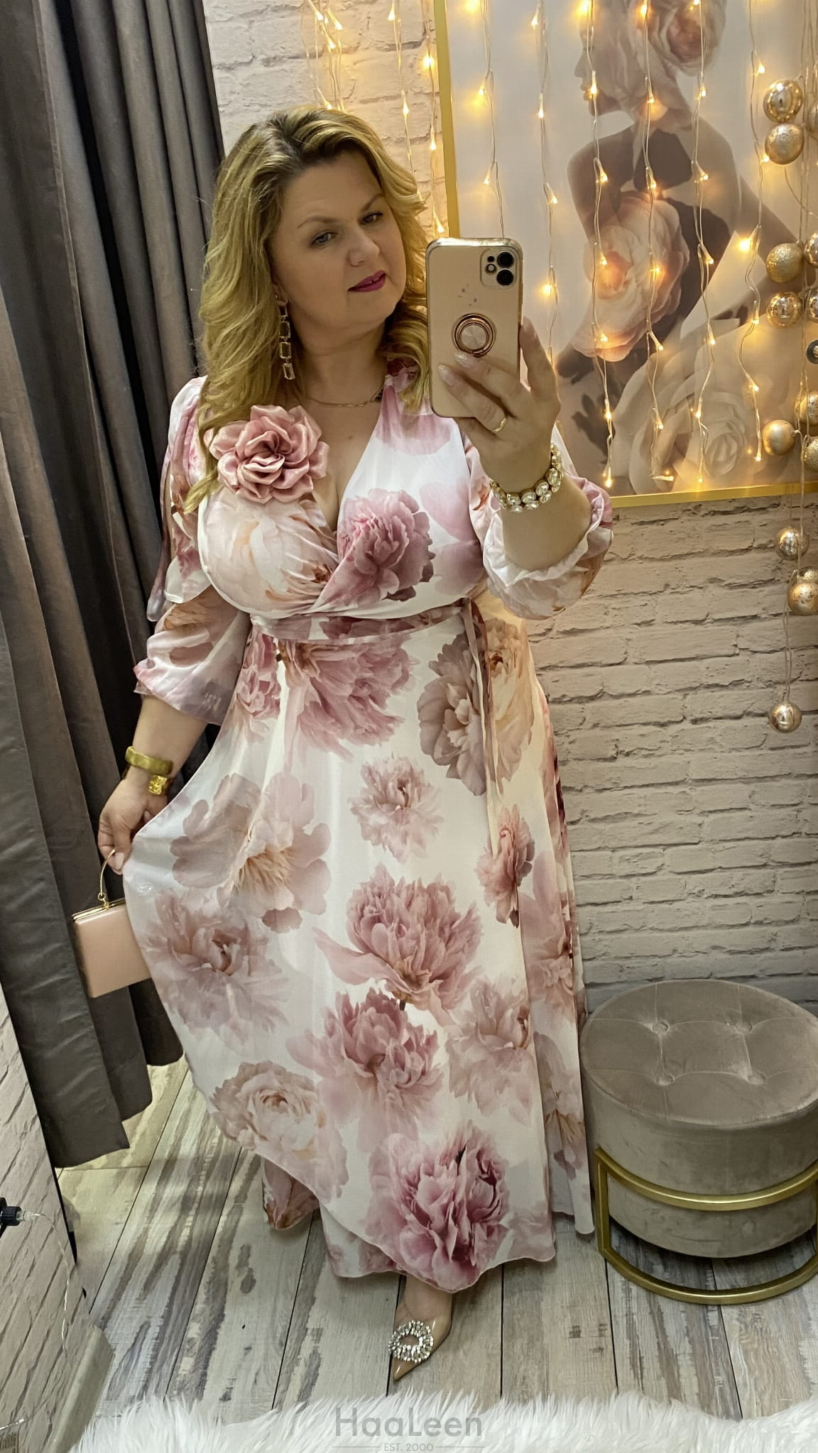 Tylko dzisiaj, 49% zniżki, kup teraz i zapłać gotówką przy odbiorze!Elegancka sukienka różowa maxi sukienka xs-5xl