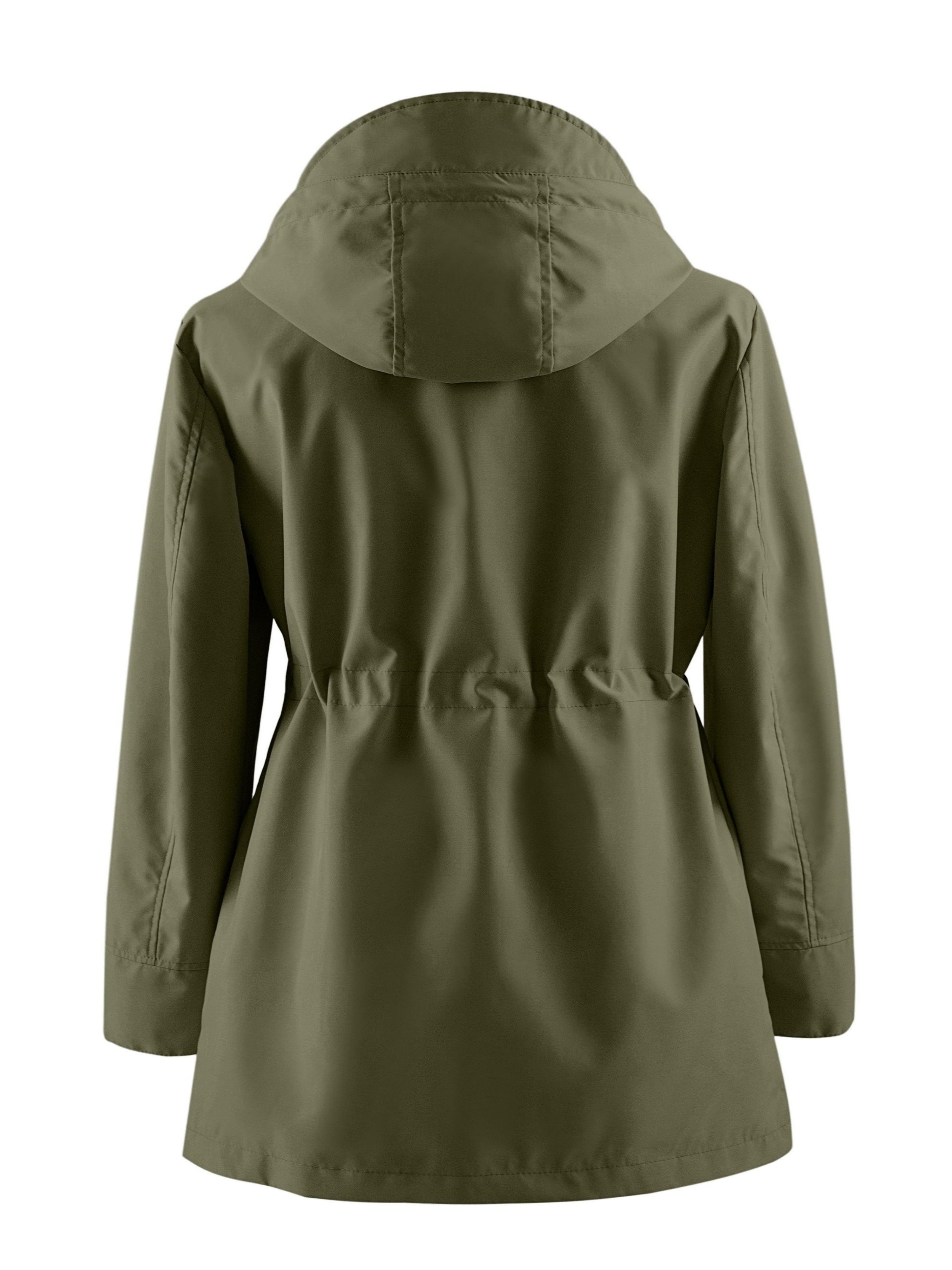 Kurtka damska plus size z zamkiem błyskawicznym