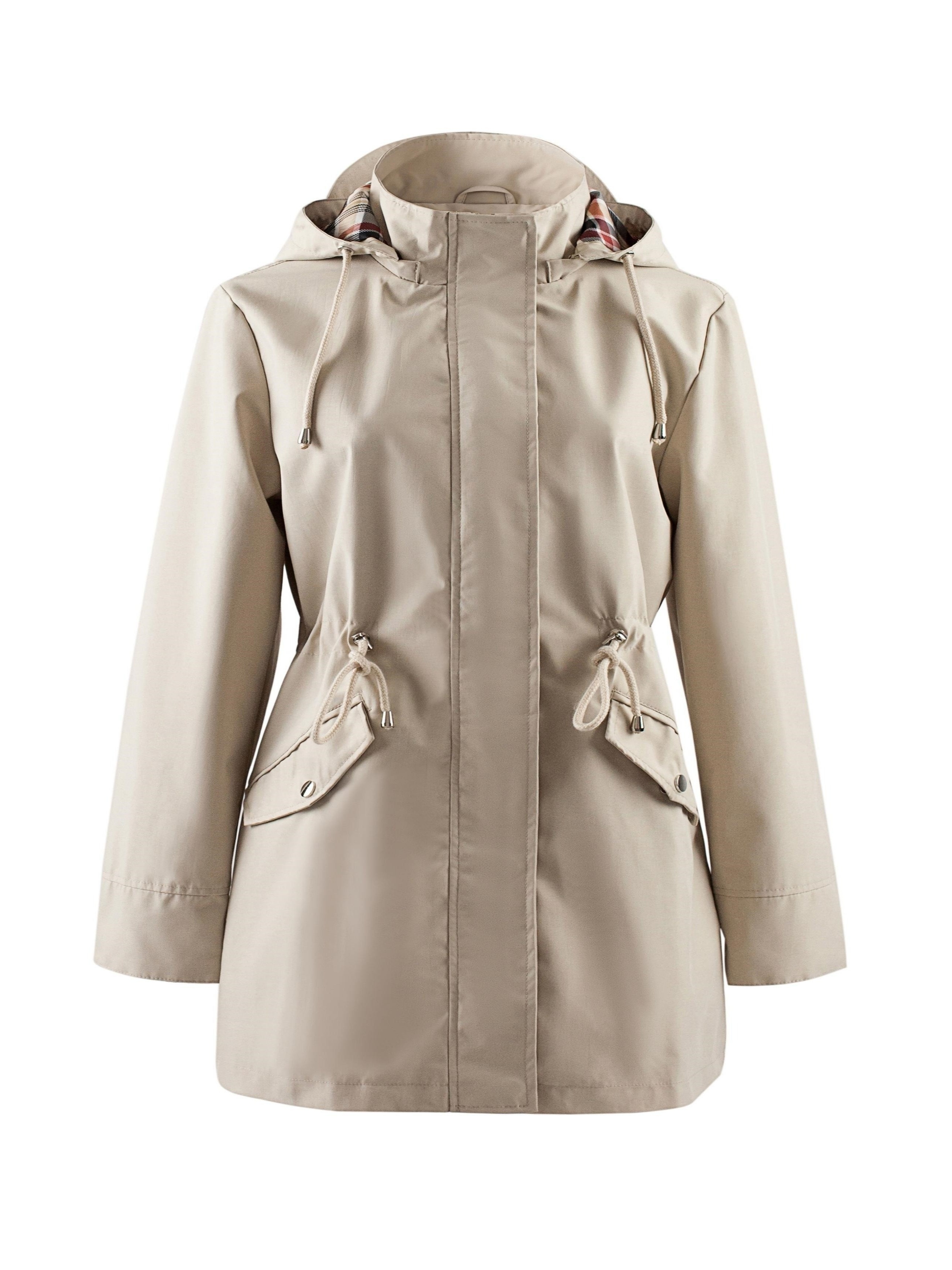 Kurtka damska plus size z zamkiem błyskawicznym