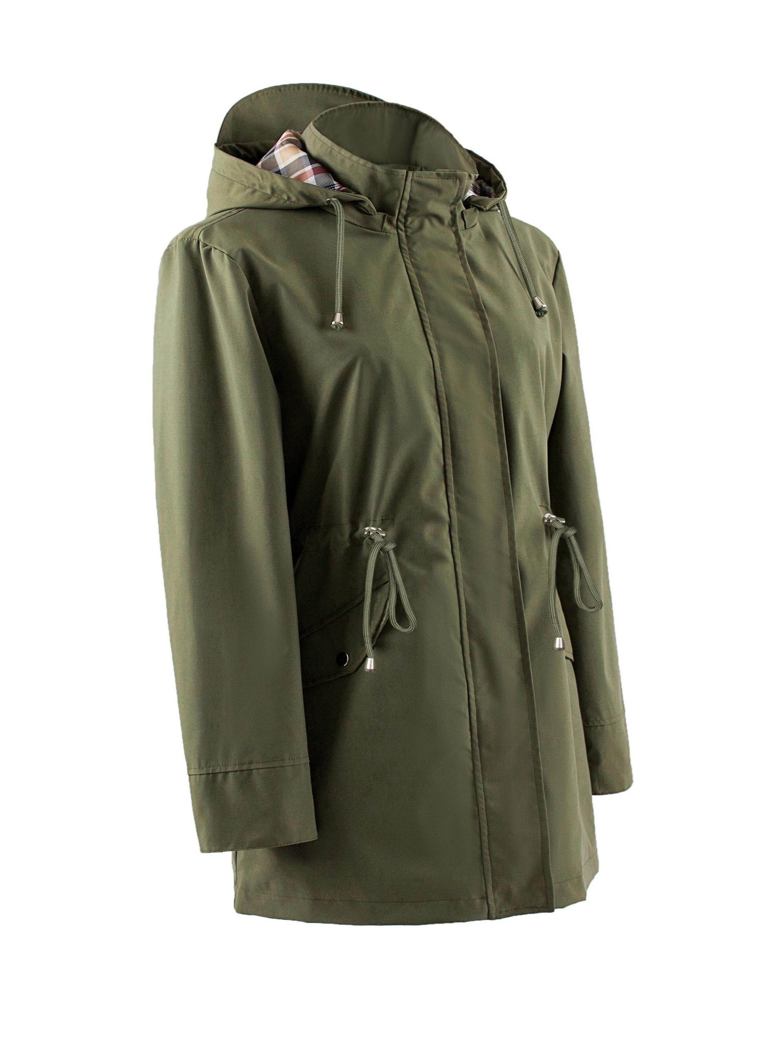 Kurtka damska plus size z zamkiem błyskawicznym