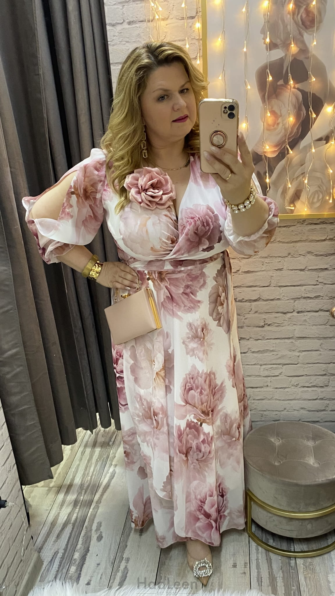 Tylko dzisiaj, 49% zniżki, kup teraz i zapłać gotówką przy odbiorze!Elegancka sukienka różowa maxi sukienka xs-5xl