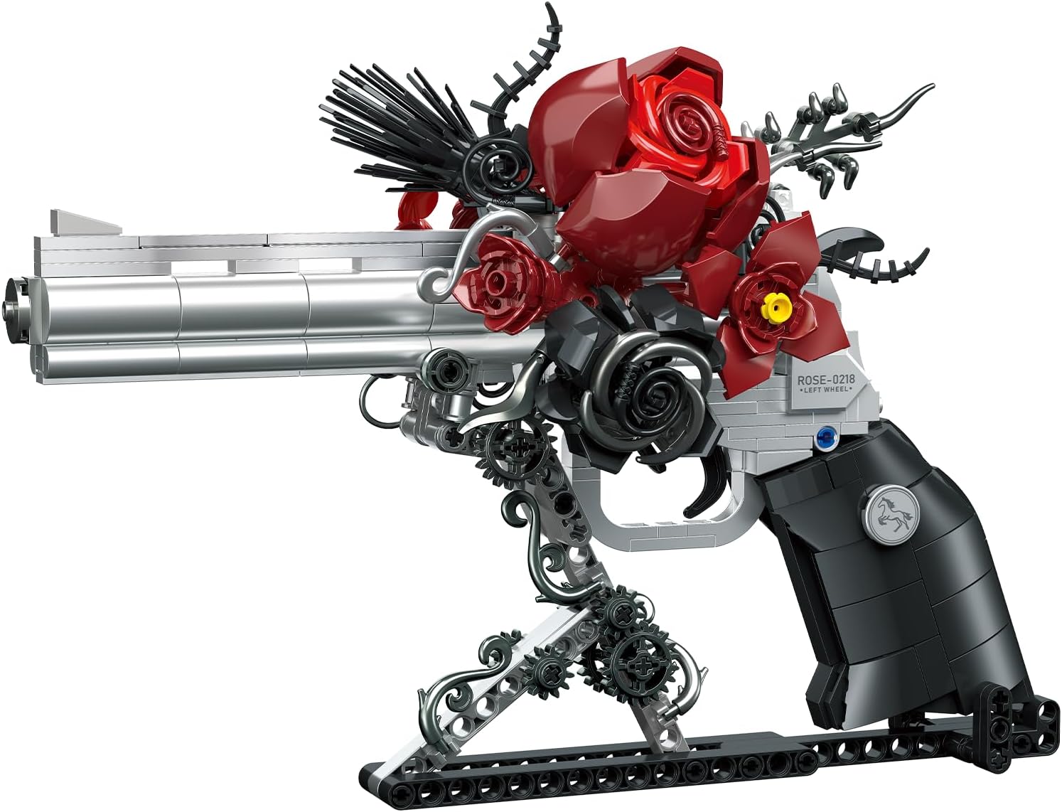 Guns & Petals Decorative Revolver Building Blocks