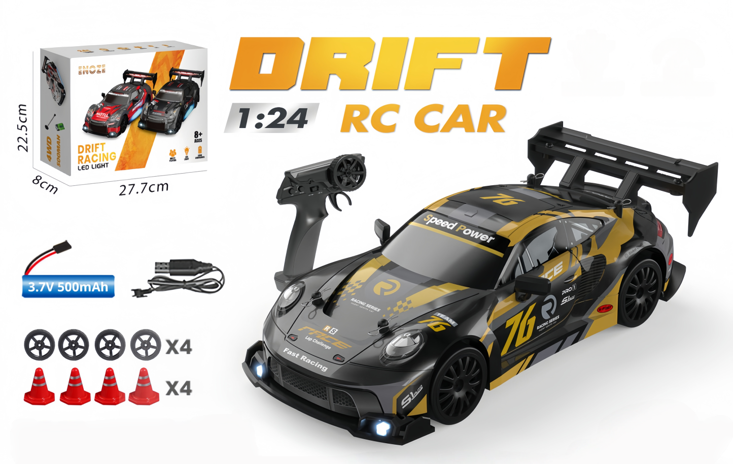 DriftCar RACING 1:24 car – remote-controlled car-北京欧布科技有限公司