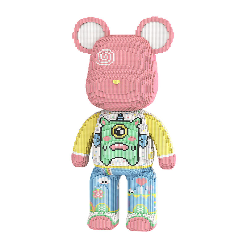 Giant 31-Inch Princess Bear Building Blocks | 18,650+ Pieces