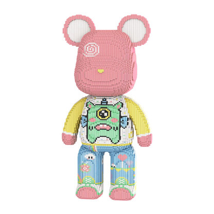 Giant 31-Inch Princess Bear Building Blocks | 18,650+ Pieces