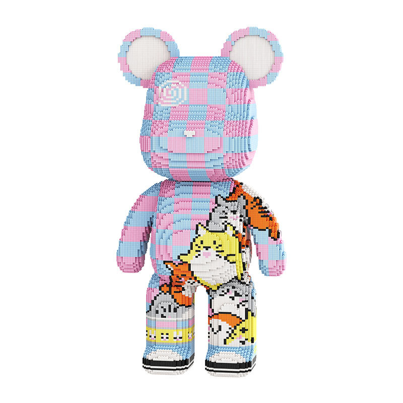 Giant 31-Inch Princess Bear Building Blocks | 18,650+ Pieces