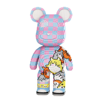 Giant 31-Inch Princess Bear Building Blocks | 18,650+ Pieces