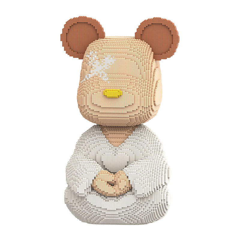 Giant 31-Inch Princess Bear Building Blocks | 18,650+ Pieces