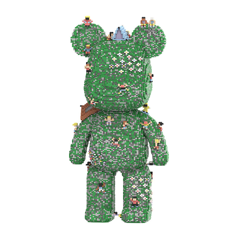 Giant 31-Inch Princess Bear Building Blocks | 18,650+ Pieces