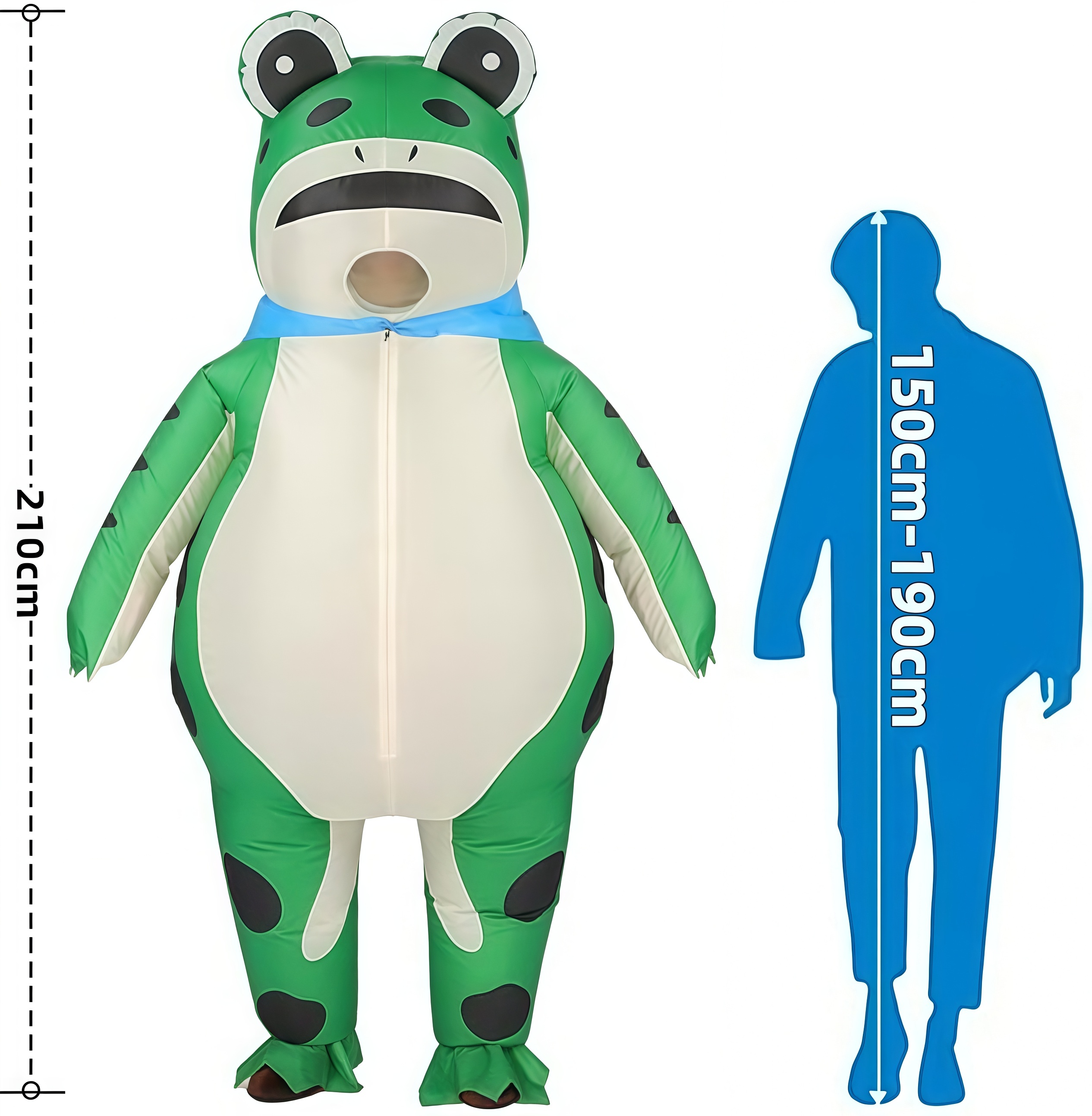 Inflatable Frog Halloween Costume - Funny Oversized