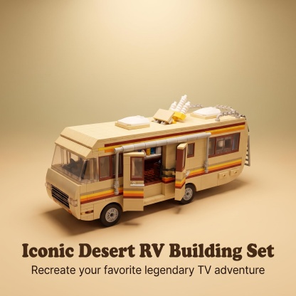 Desert RV Camper Van Building Set 