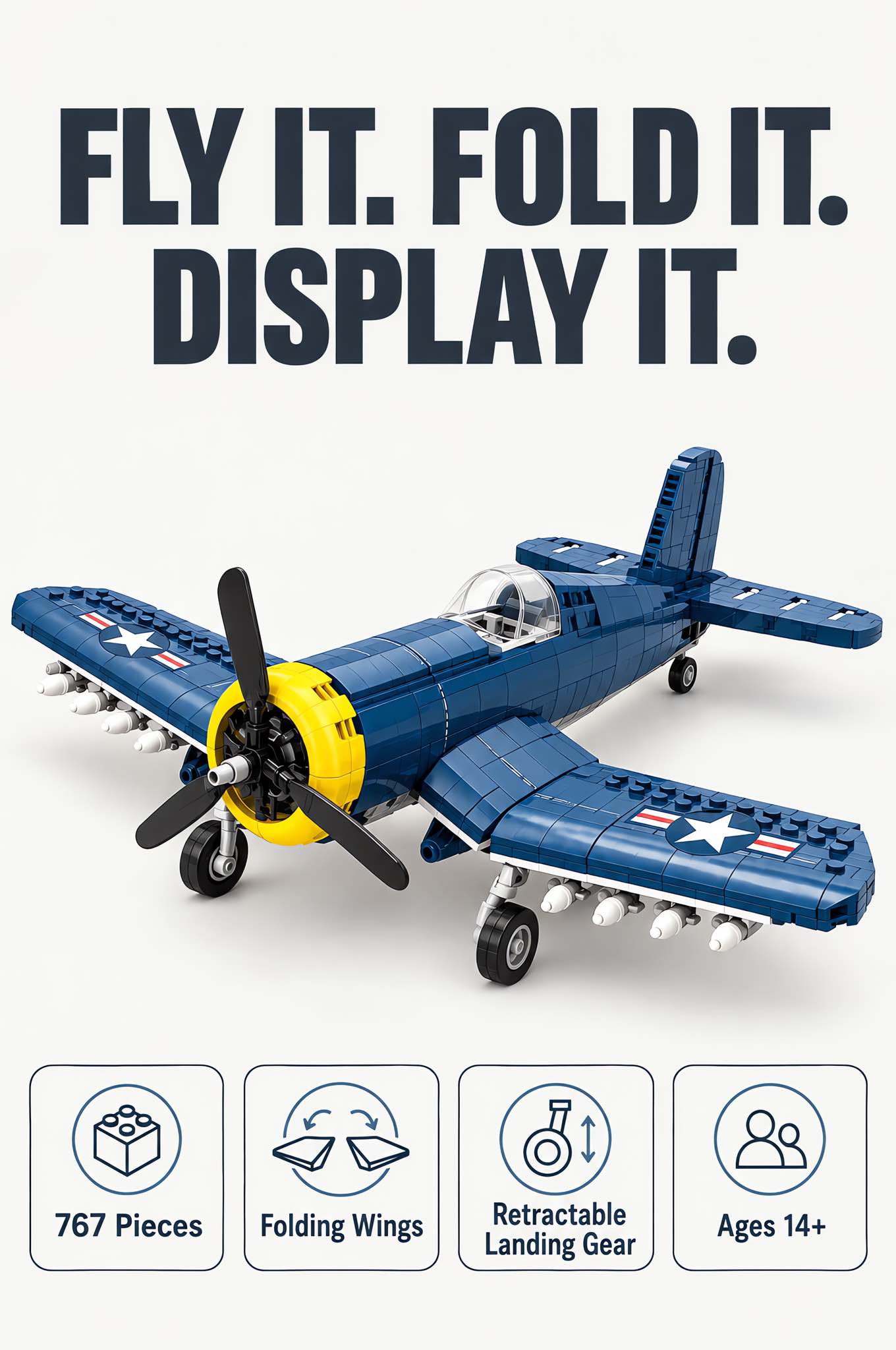 F4U Corsair Building Block Set
