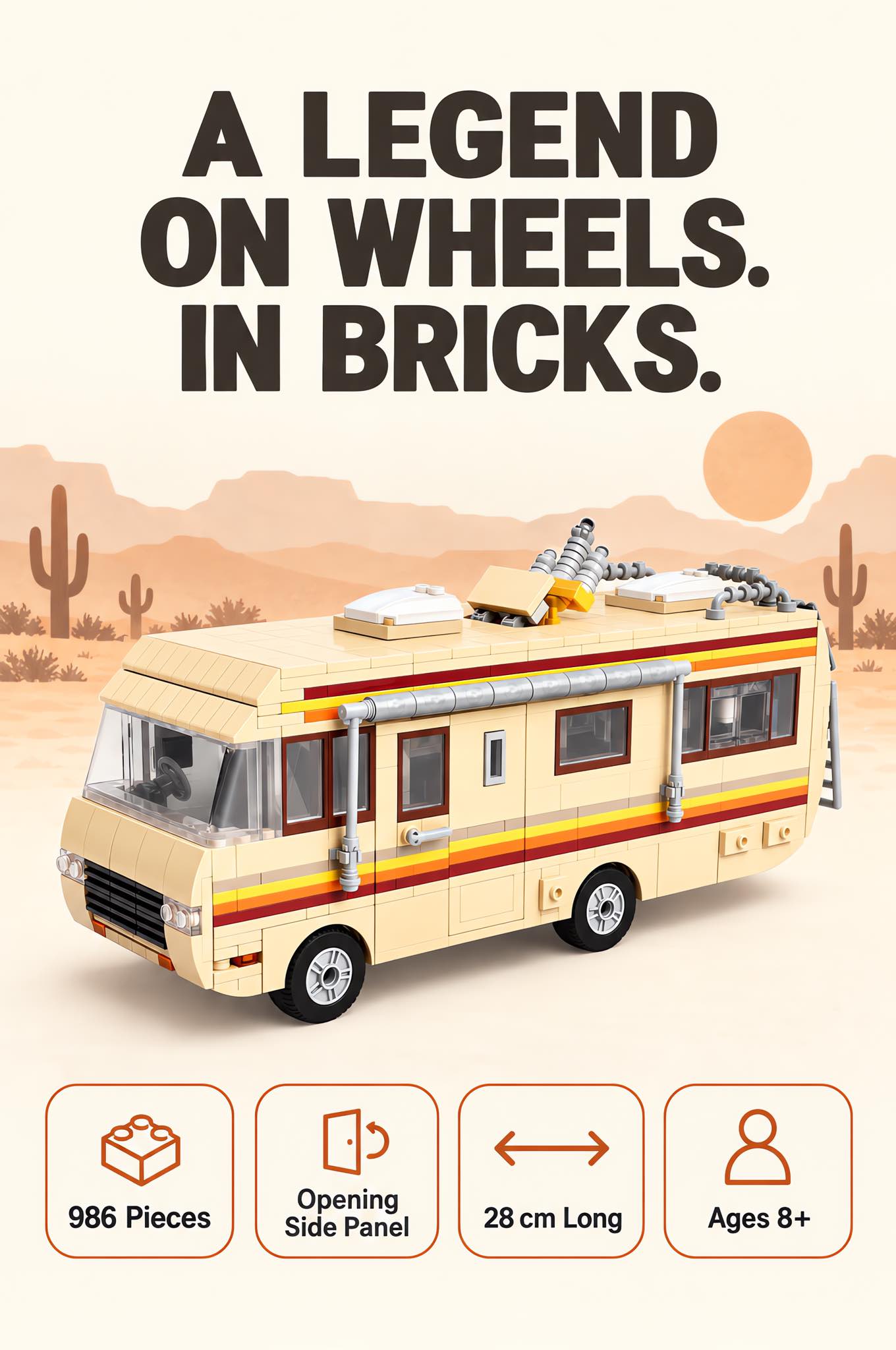 The Crystal Ship - Breaking Bad Brick Set 