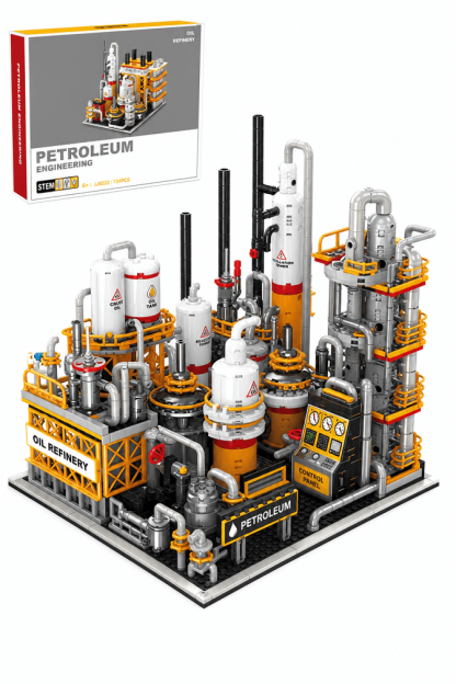 Oil Refinery Building Block Set 