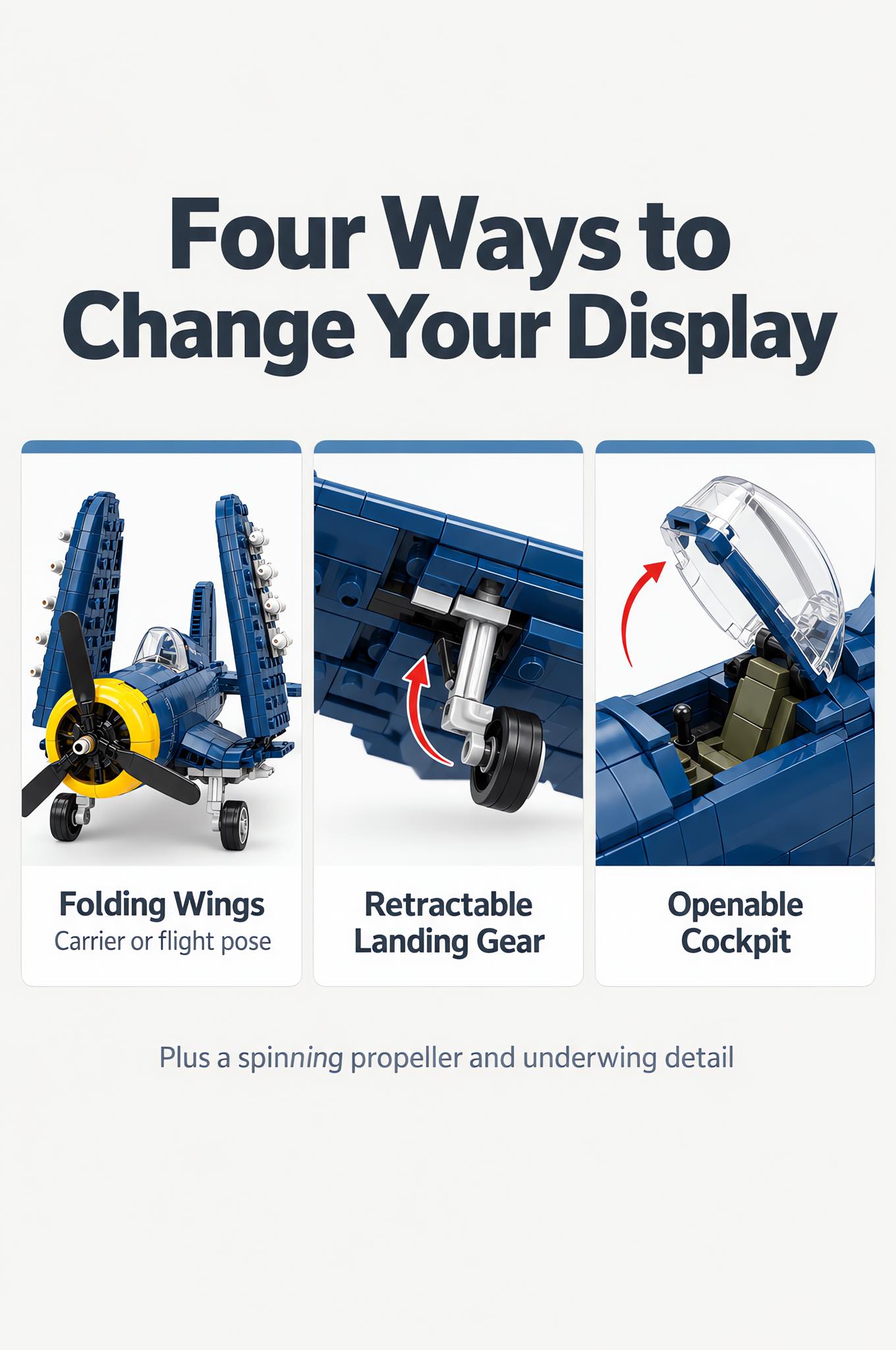 F4U Corsair Building Block Set