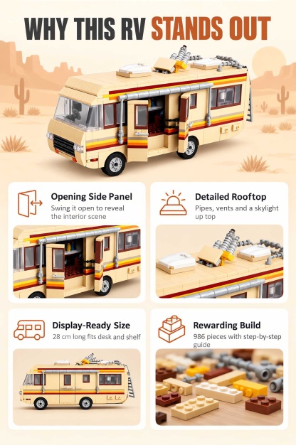 The Crystal Ship - Breaking Bad Brick Set 
