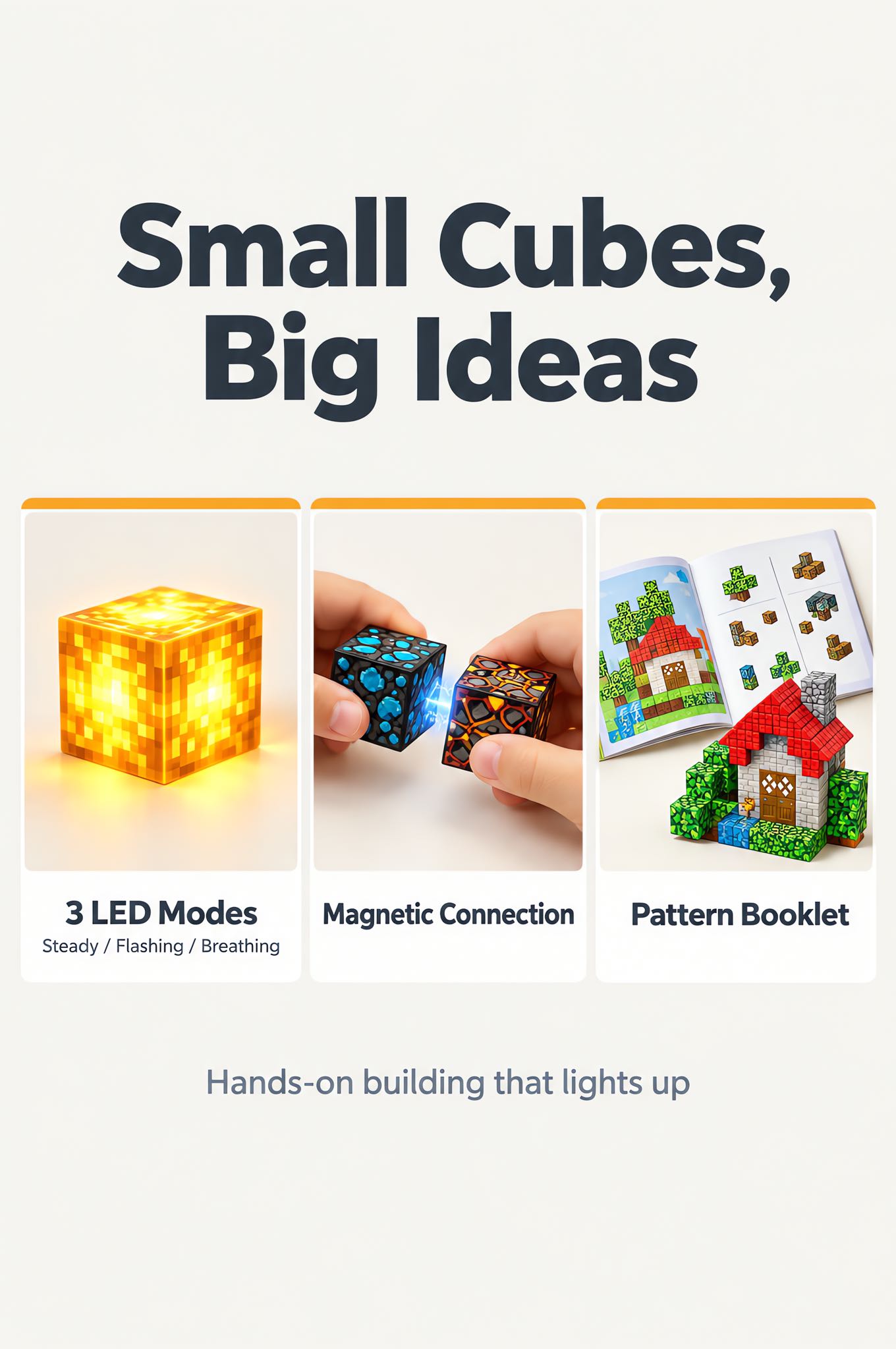 Light-Up Magnetic Blocks for Kids