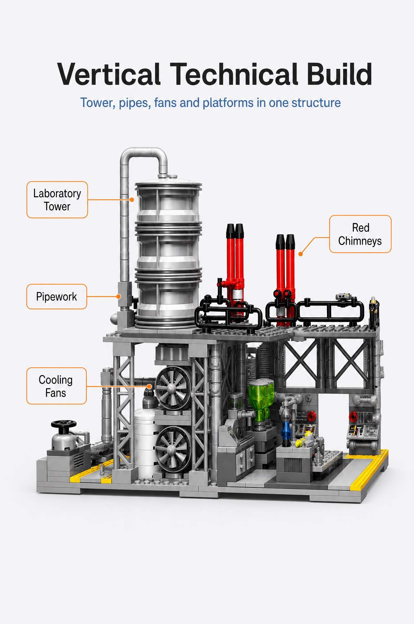 Chemical Plant Laboratory Building Set