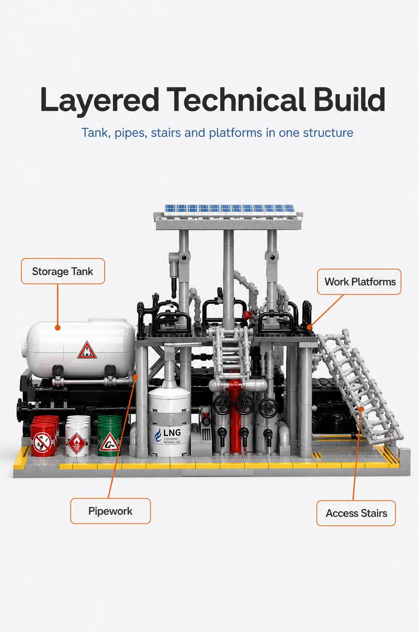 Natural Gas Storage Center Building Set