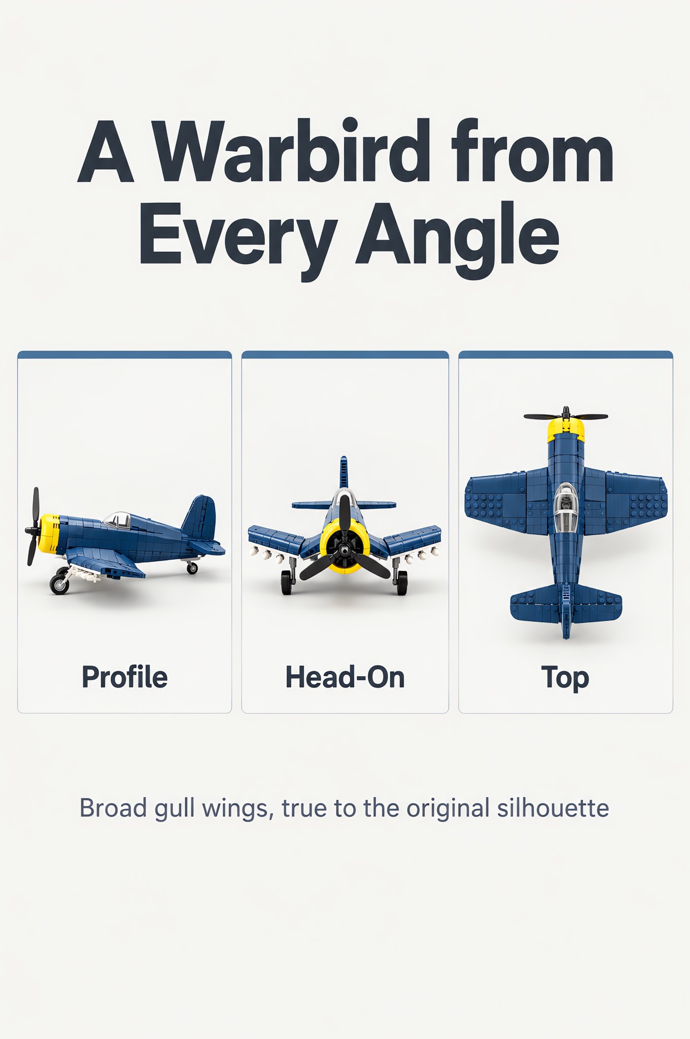 F4U Corsair Building Block Set