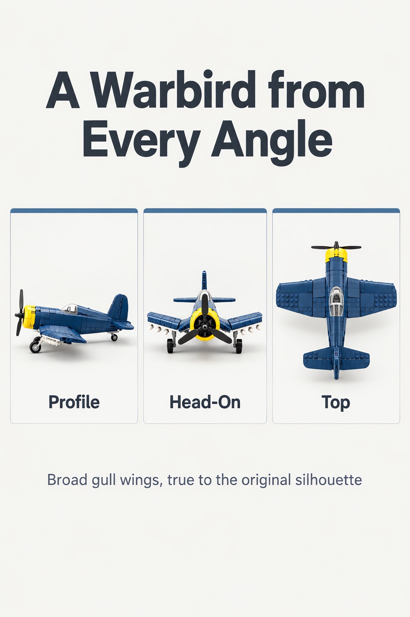 F4U Corsair Building Block Set