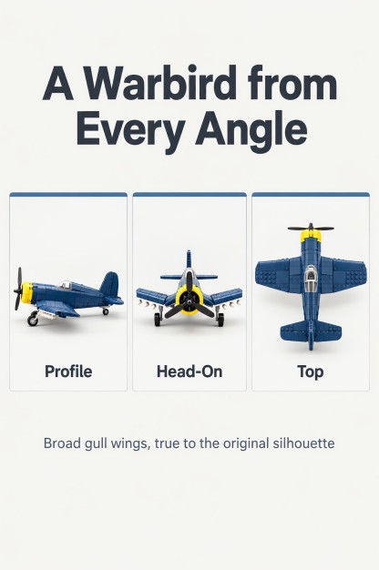 F4U Corsair Building Block Set
