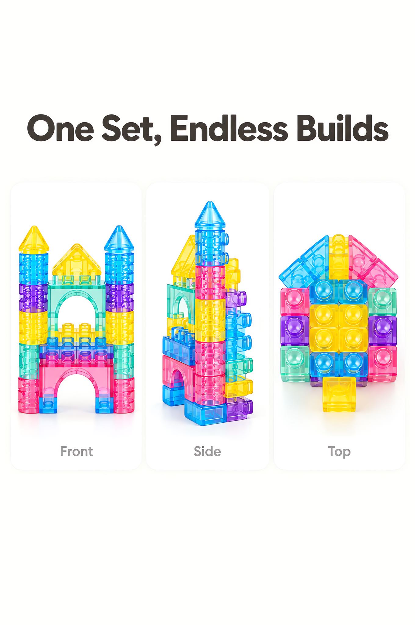 Soft Jelly Bath Building Blocks for Toddlers | Sensory Toy