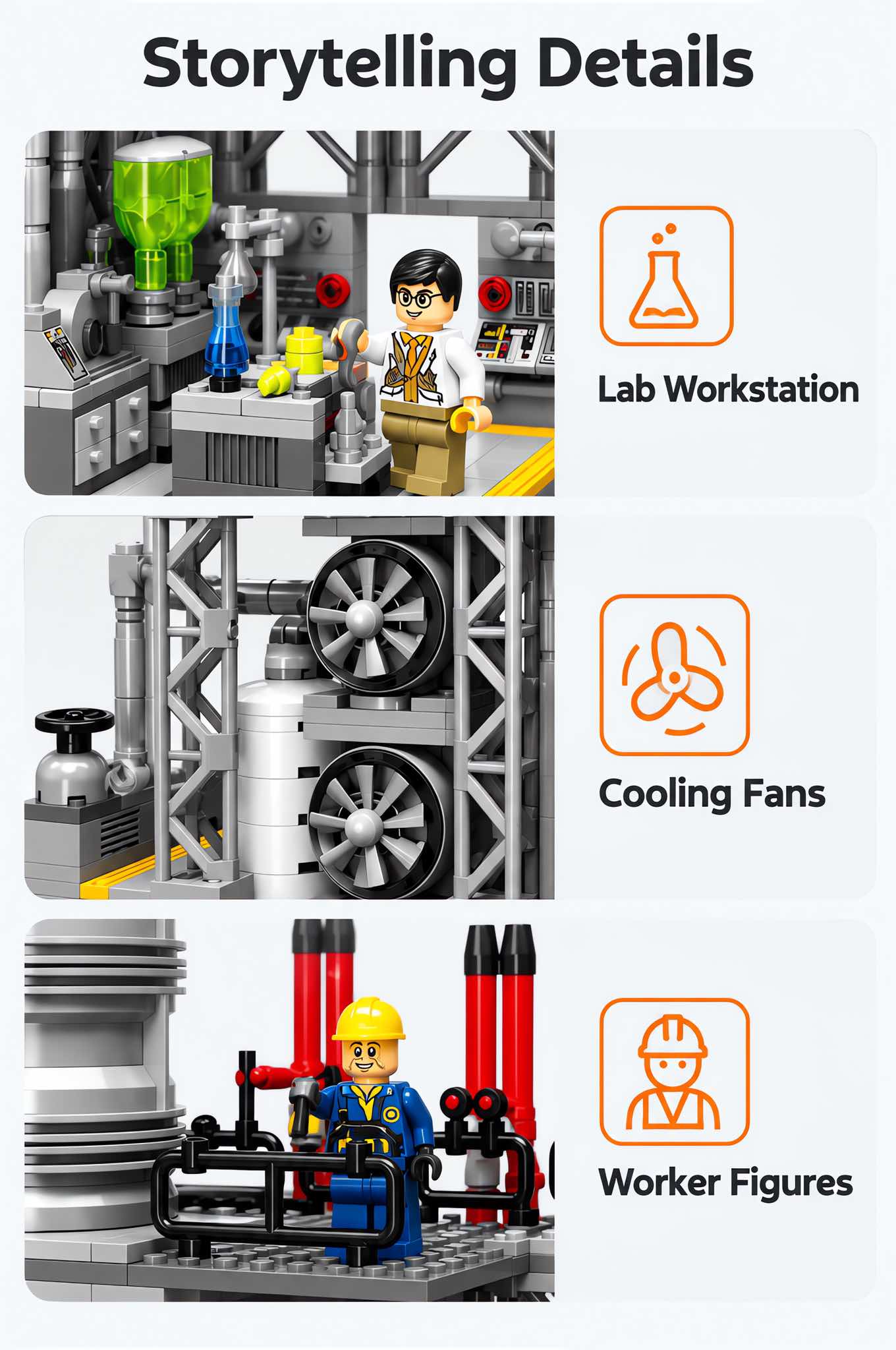 Chemical Plant Laboratory Building Set