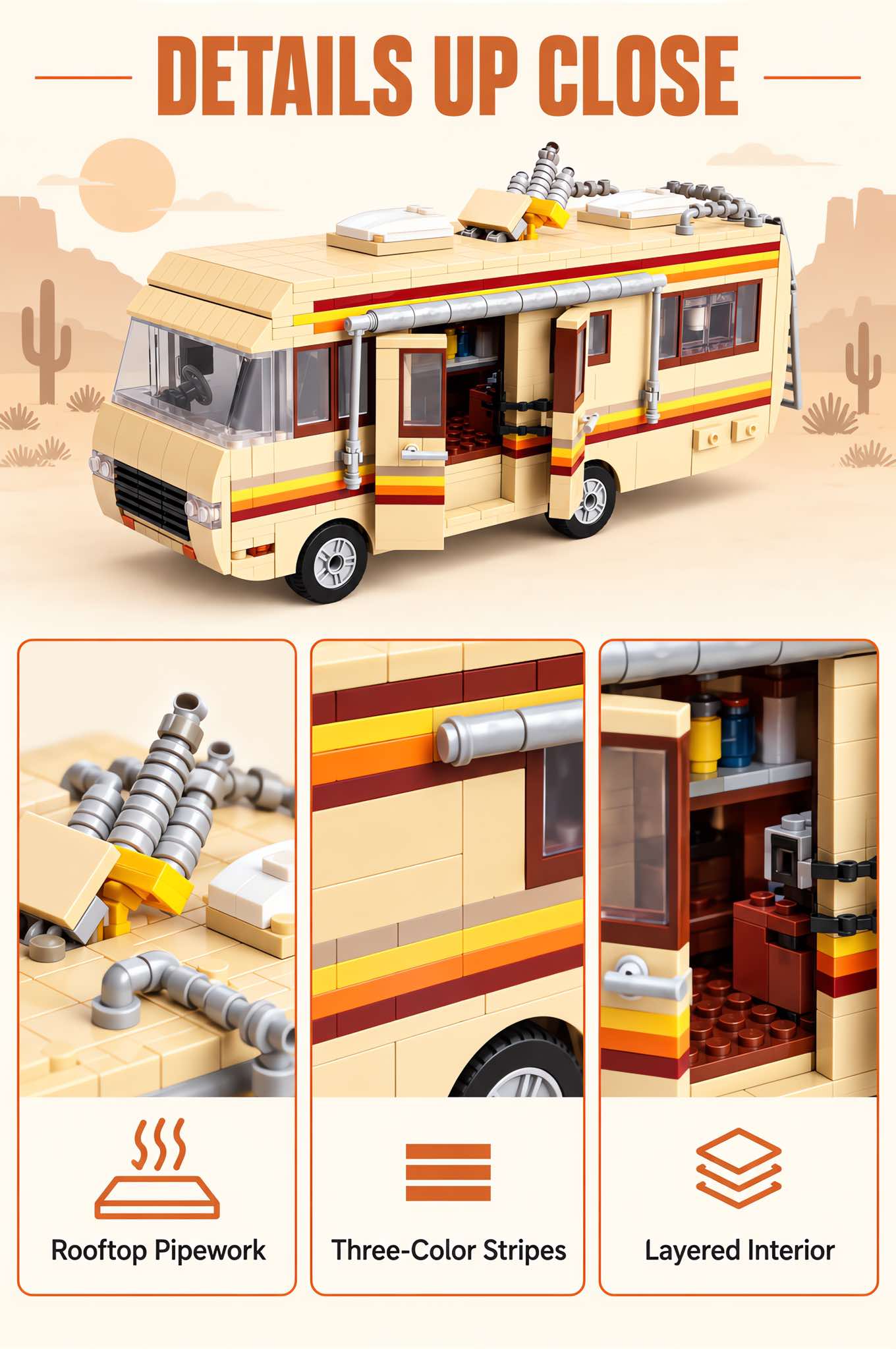The Crystal Ship - Breaking Bad Brick Set 