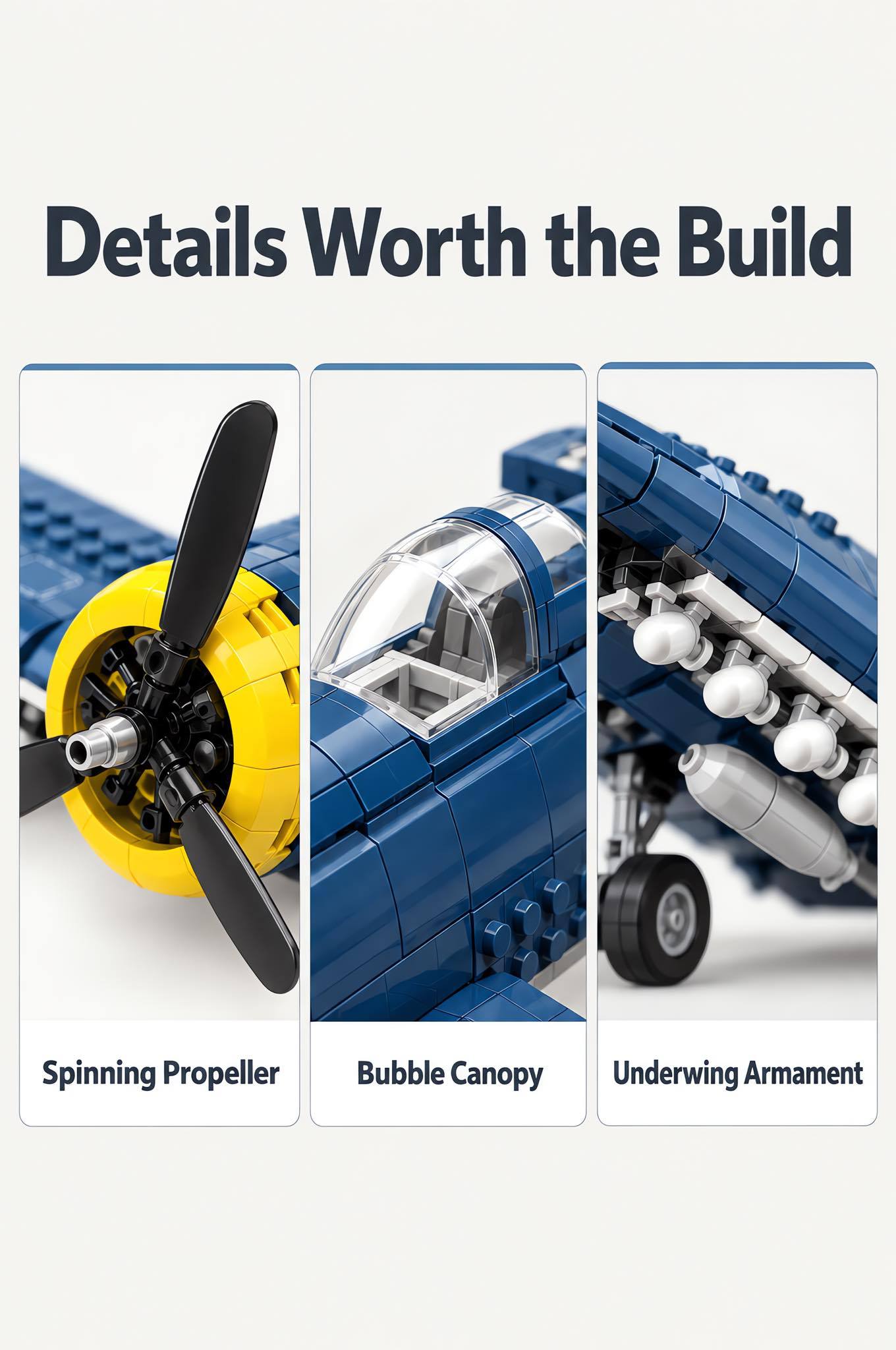 F4U Corsair Building Block Set