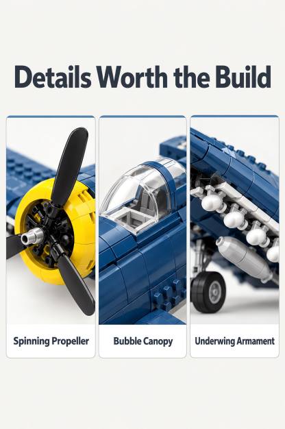 F4U Corsair Building Block Set