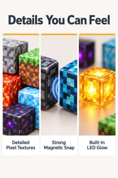 Light-Up Magnetic Blocks for Kids