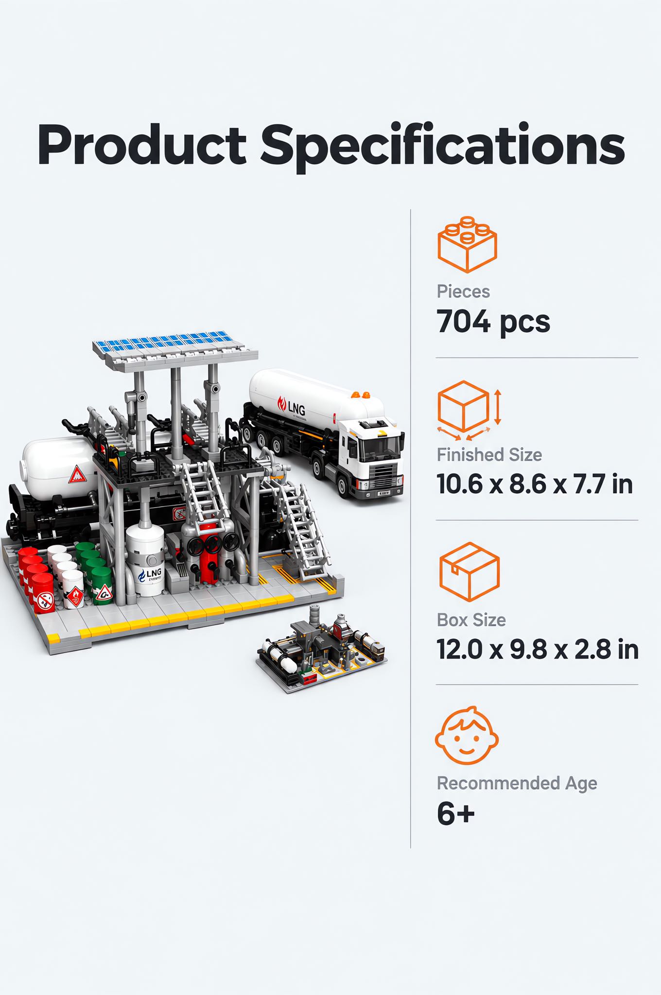 Natural Gas Storage Center Building Set