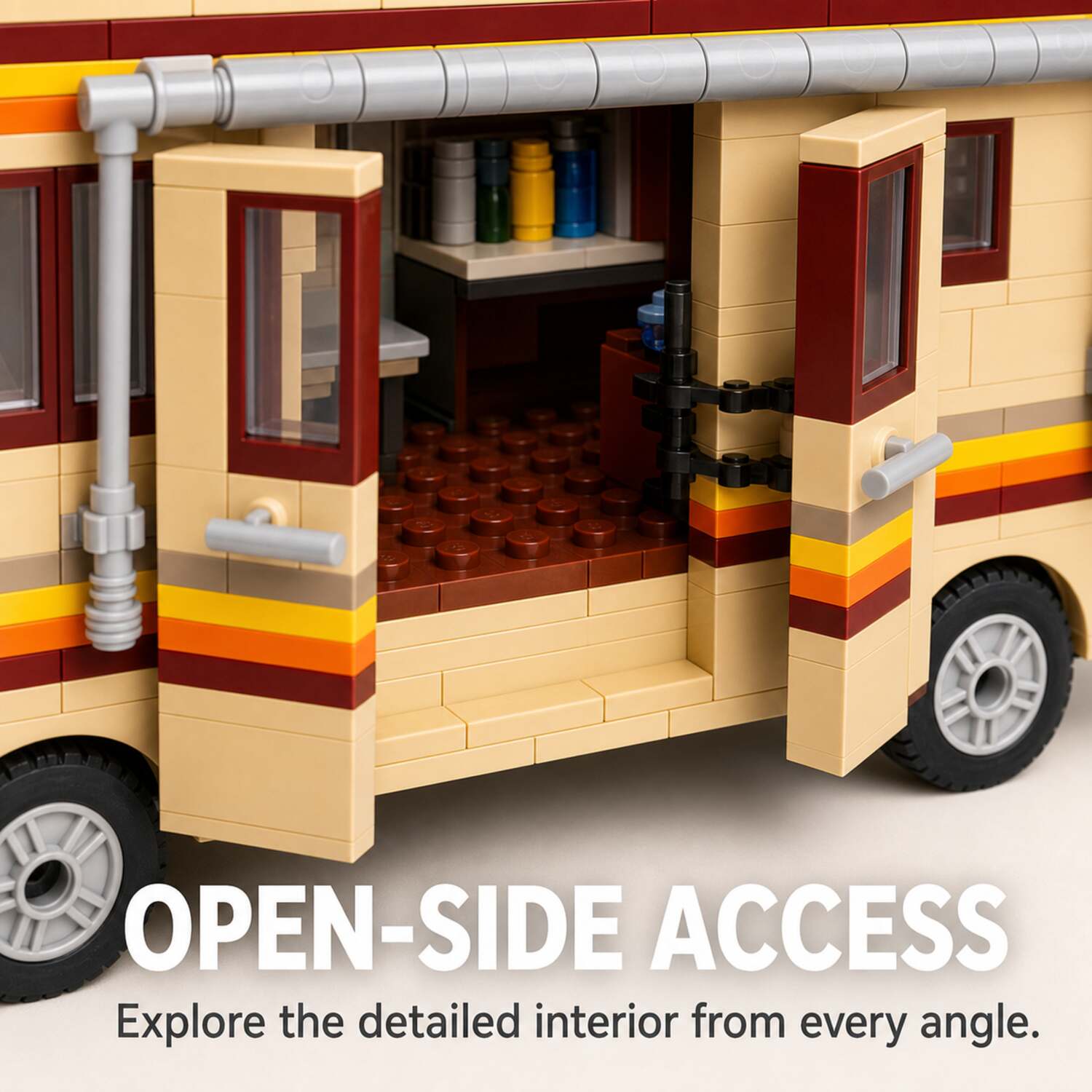 Desert RV Camper Van Building Set 