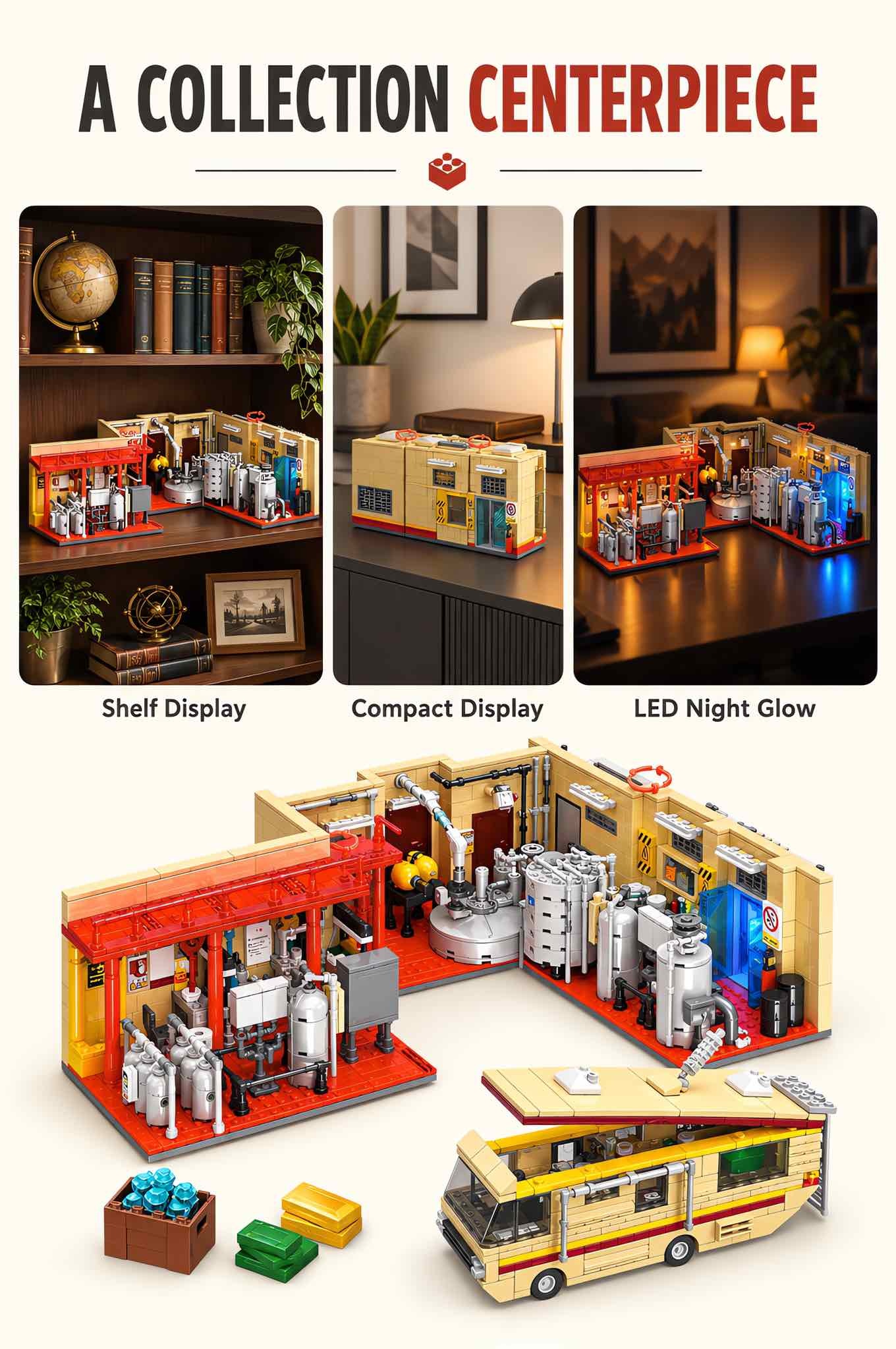 Catalyst Laboratory Building Set With LED