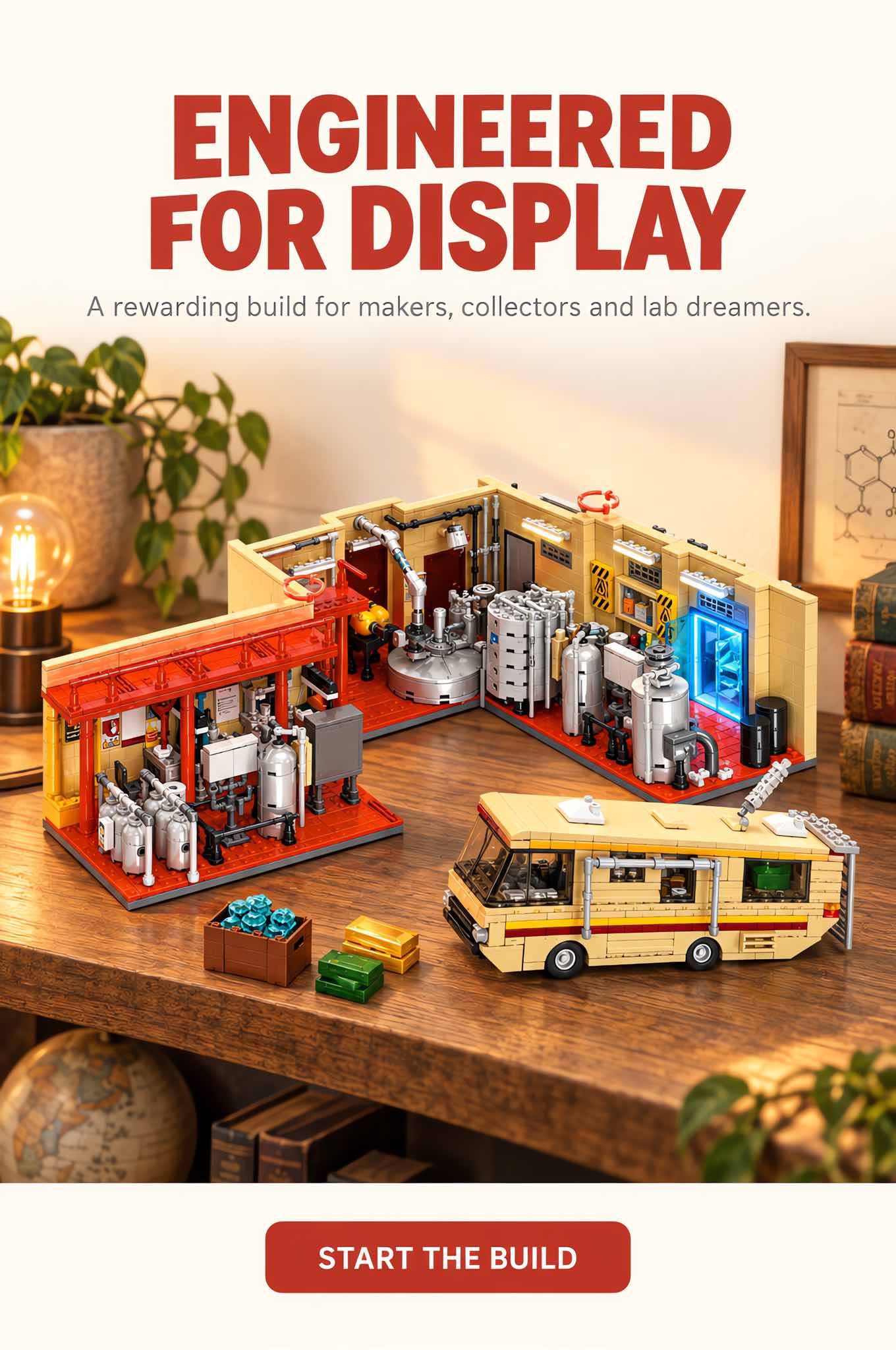 Catalyst Laboratory Building Set With LED