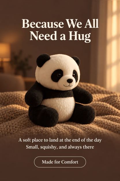 Soft Panda Plush Toy & Stuffed Animal 