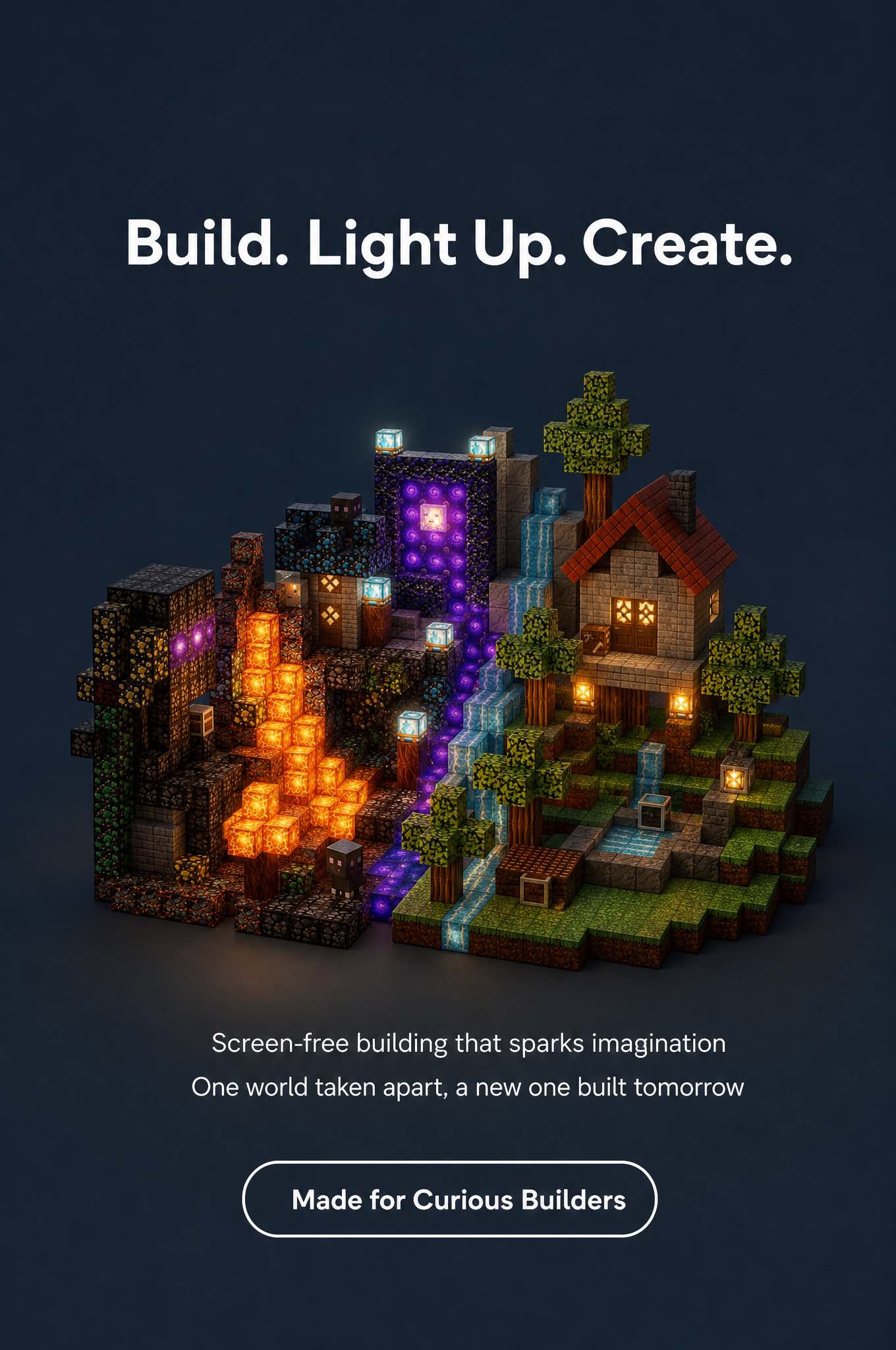 Light-Up Magnetic Blocks for Kids