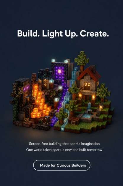Light-Up Magnetic Blocks for Kids